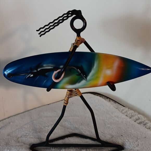 Colorful Surfing Art Sculpture - Picture 3 of 5